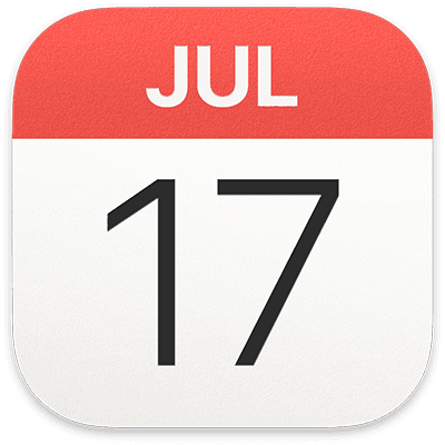 Apple calendar Icon